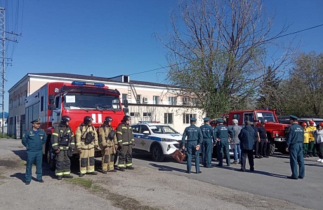 В Кузнецком районе проходят командно-штабные учения
